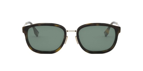 Fendi FE40155U - 52N - 55 Napszemüvegek Dark Havanna Szögletes/Lekerekített