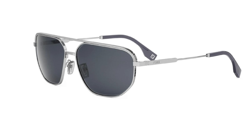 Fendi FE40154U - 16A - 61 Napszemüvegek Ezüst Pilóta (Aviator)