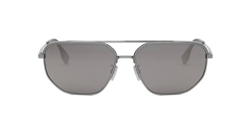 Fendi FE40154U - 12C - 61 Napszemüvegek Ezüst Pilóta (Aviator)