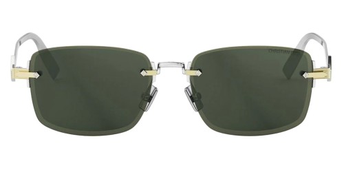 Dior CD DIAMOND S11F - F2C0 - 55 Napszemüvegek Ezüst, Arany Szögletes