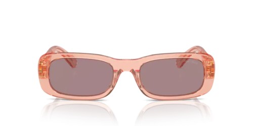MIU MIU MU 08ZS - 13T06I - ​53 Napszemüvegek Noisette transparent Téglalap