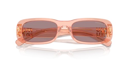 MIU MIU MU 08ZS - 13T06I - ​53 Napszemüvegek Noisette transparent Téglalap