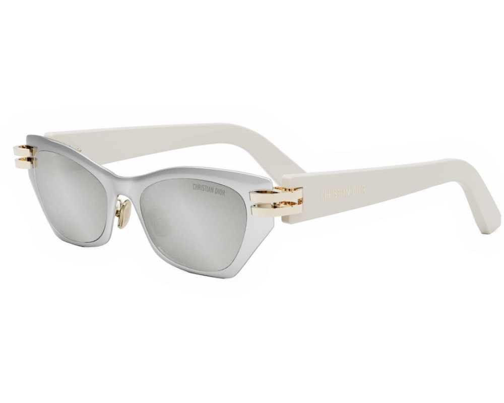 Dior CDIOR B3U - F0A4 D - 53 Napszemüvegek Ezüst Cat Eye (Macskaszem)