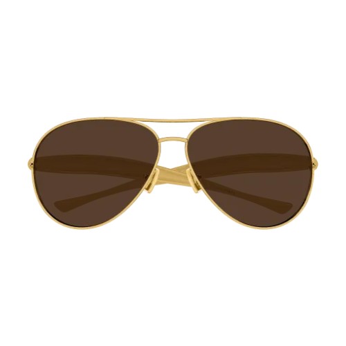 Bottega Veneta BV1305S - 007 - 64 Napszemüvegek Arany Pilóta (Aviator)