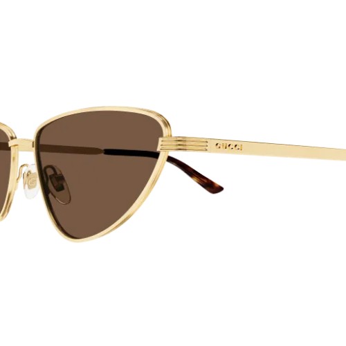 Gucci GG1879S - 002 - 57 Napszemüvegek Arany Cat Eye (Macskaszem)