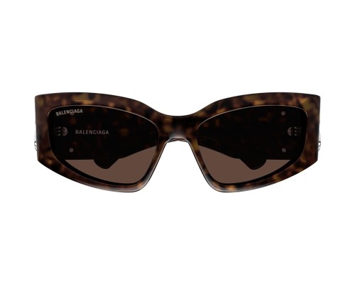 Balenciaga BB0321S - 008 - 57 Napszemüvegek Barna,Fekete,Mintás Szögletes