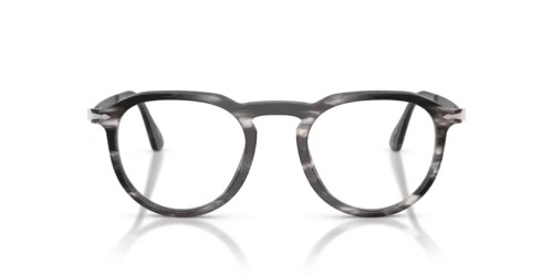 Persol PO3387V - 1238 - 51 Optikai keretek Csíkos fekete és szürke Párna