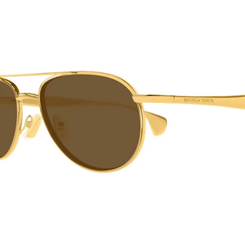 Bottega Veneta BV1419S - 001 - 56 Napszemüvegek Arany Pilóta (Aviator)