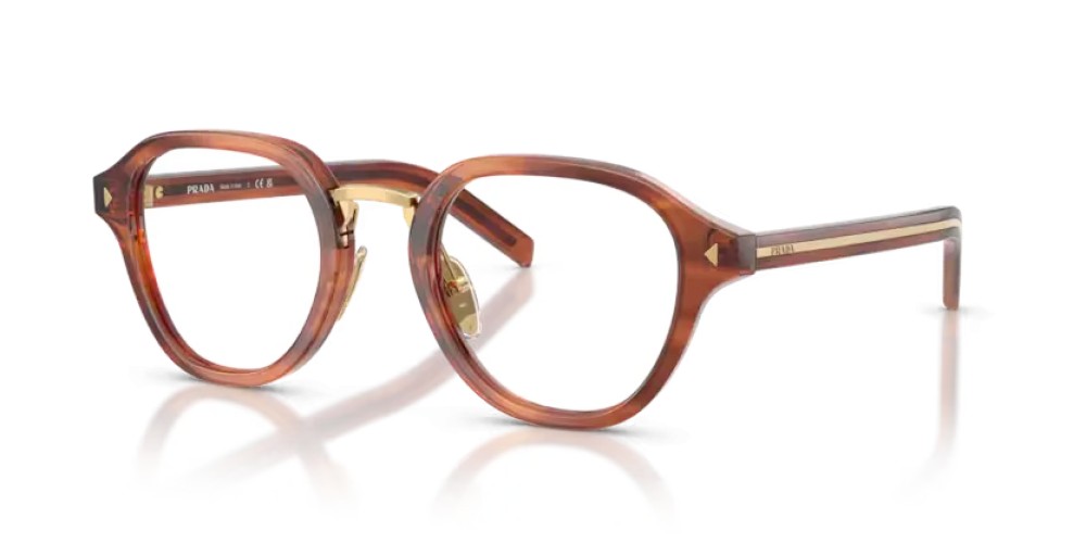 PRADA PR C05V - 27F1O1 - 50 Optikai keretek Csíkos konyak Phantos