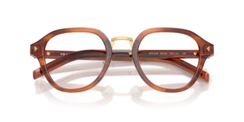 PRADA PR C05V - 27F1O1 - 50 Optikai keretek Csíkos konyak Phantos