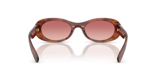 MIU MIU MU 06ZS - 26E50U - 50 Napszemüvegek Csíkos tobacco Ovális