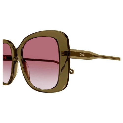 Chloé CH0125SA - 004 - 57 Napszemüvegek Zöld Szögletes