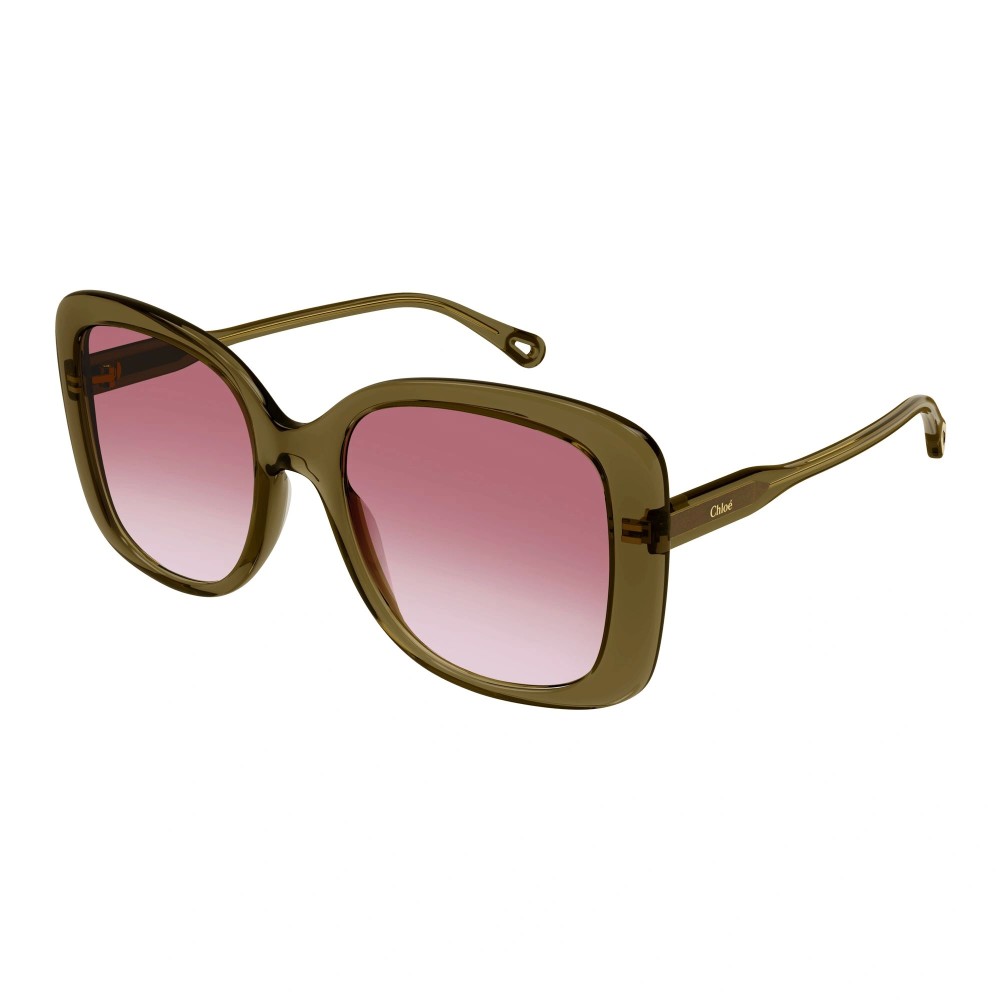 Chloé CH0125SA - 004 - 57 Napszemüvegek Zöld Szögletes