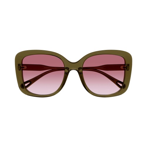 Chloé CH0125SA - 004 - 57 Napszemüvegek Zöld Szögletes