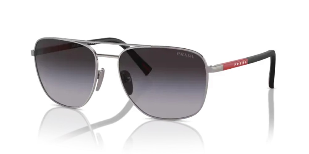 Prada Linea Rossa PS 54ZS - 5AV09U - 60 Napszemüvegek Kékesszürke fém Ovális