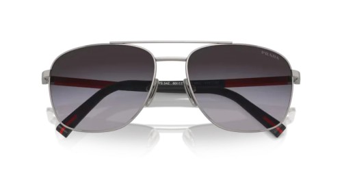 Prada Linea Rossa PS 54ZS - 5AV09U - 60 Napszemüvegek Kékesszürke fém Ovális
