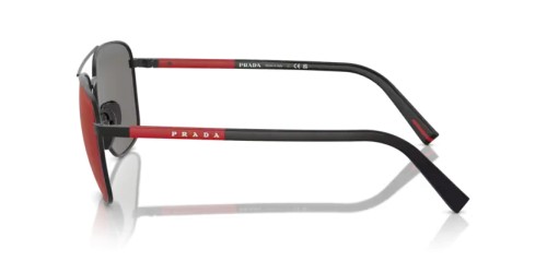 Prada Linea Rossa PS 54ZS - DG008F - 60 Napszemüvegek Gumírozott fekete Ovális