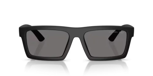 Prada Linea Rossa PS A07S - 1BO02G - 58 - POLARIZÁLT LENCSÉKKEL Napszemüvegek Mattfekete Téglalap