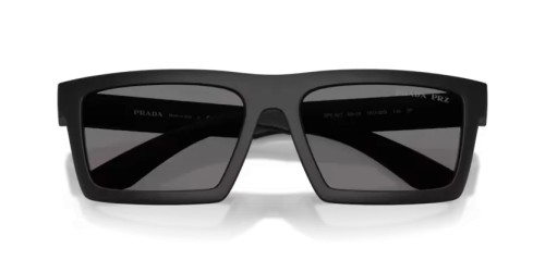 Prada Linea Rossa PS A07S - 1BO02G - 58 - POLARIZÁLT LENCSÉKKEL Napszemüvegek Mattfekete Téglalap