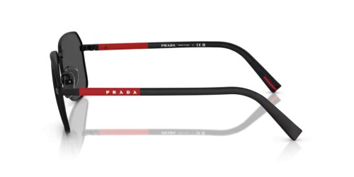 Prada Linea Rossa PS A51S - 1BO06F - 57 Napszemüvegek Mattfekete Téglalap