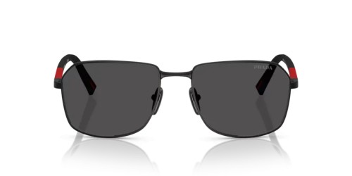 Prada Linea Rossa PS A51S - 1BO06F - 57 Napszemüvegek Mattfekete Téglalap