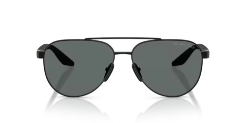 Prada Linea Rossa PS A52S - 1AB5Z1 - 58 - POLARIZÁLT LENCSÉKKEL Napszemüvegek Fekete Pilóta (Aviator)