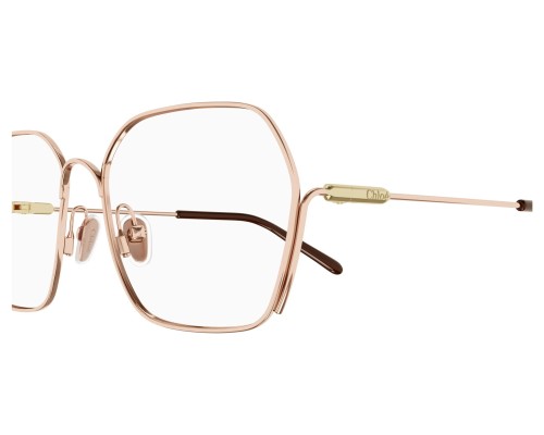 Chloé CH0208O - 002 - 55 Optikai keretek Rózsaarany Szögletes