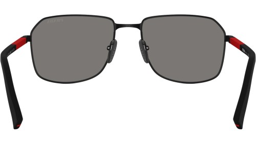 Prada Linea Rossa PS A51S - DG008F - 57 Napszemüvegek Gumi Fekete Téglalap