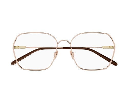 Chloé CH0208O - 002 - 55 Optikai keretek Rózsaarany Szögletes