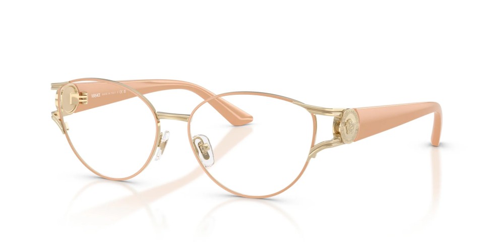 VERSACE VE1309 - 1519 - 54 Optikai keretek Arany, púder Cat Eye (Macskaszem)