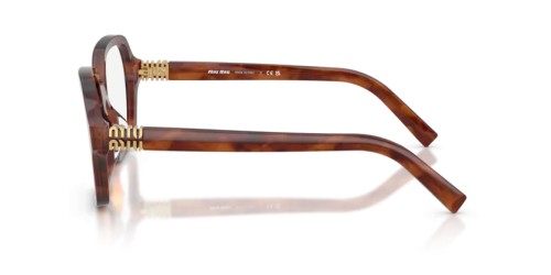 MIU MIU MU 03YV - 26E1O1 - 54 Optikai keretek Csíkos tobacco Szögletes