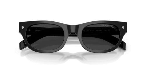 PRADA PR C09S - 16K08G - 51 - POLARIZÁLT LENCSÉKKEL Napszemüvegek Fekete Macskaszem