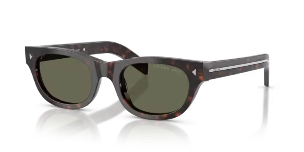 PRADA PR C09S - 17N03R - 51 - POLARIZÁLT LENCSÉKKEL Napszemüvegek Havanna Cat Eye (Macskaszem)