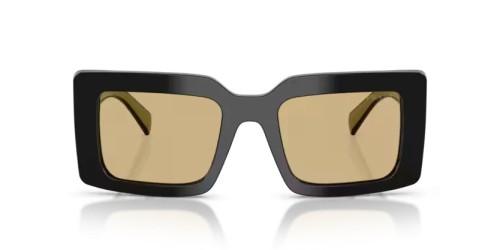 PRADA PR D01S - 03K10R - 52 Napszemüvegek Fekete Téglalap