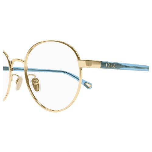 Chloé CH0216OA - 005 - 52 Optikai keretek Arany,Kék Pillow (Lekerekített)