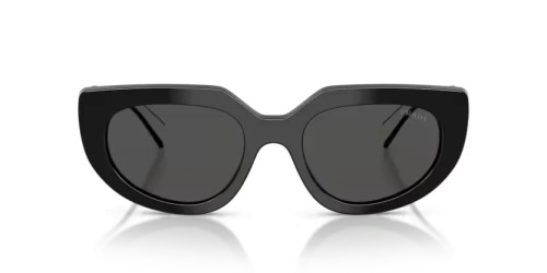 PRADA PR D02S - 20G08Z - 53 Napszemüvegek Fekete Ovális