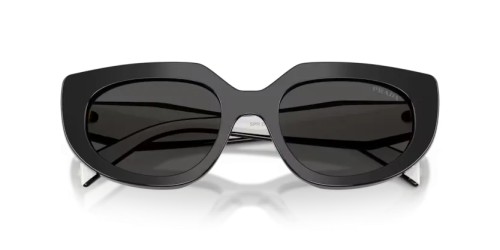 PRADA PR D02S - 20G08Z - 53 Napszemüvegek Fekete Ovális