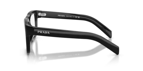 PRADA PR D02V - 16K1O1 - 54 Optikai keretek Fekete Téglalap