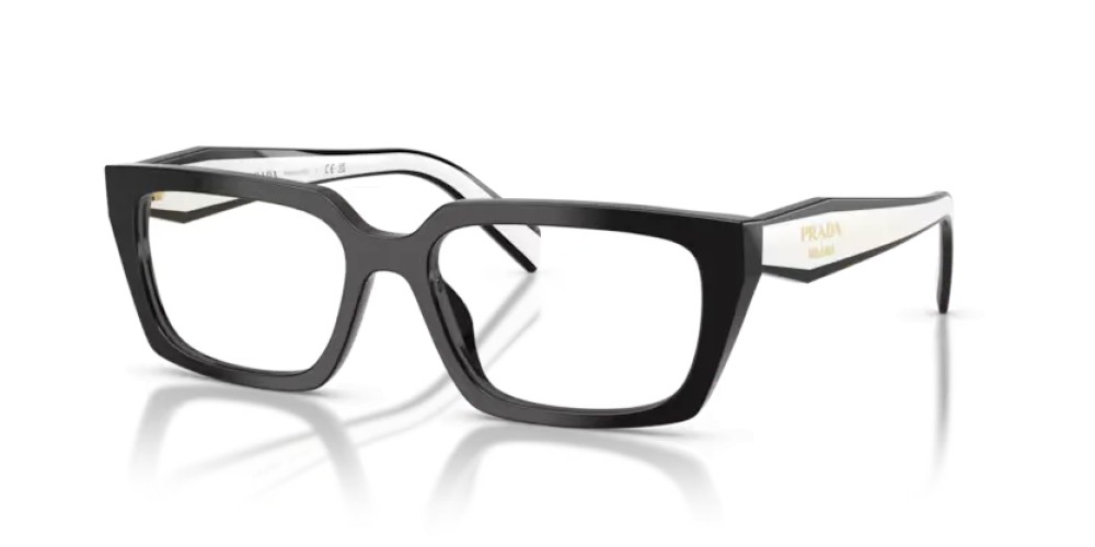 PRADA PR D05V - 20G1O1 - 53 Optikai keretek Fekete Téglalap