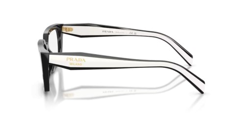 PRADA PR D05V - 20G1O1 - 53 Optikai keretek Fekete Téglalap