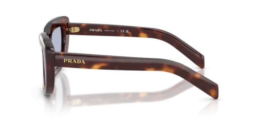 PRADA PR D07S - 15W30X - 53 Napszemüvegek Klasszikus teknős Téglalap