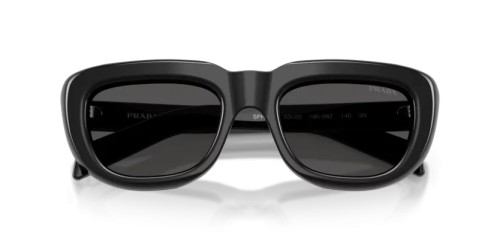 PRADA PR D07S - 16K08Z - 53 Napszemüvegek Fekete Téglalap