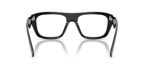 PRADA PR D07VU - 16K1O1 - 52 Optikai keretek Fekete Téglalap