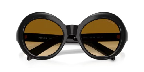 PRADA PR D08SU - 16K10X - 53 Napszemüvegek Fekete Kerek