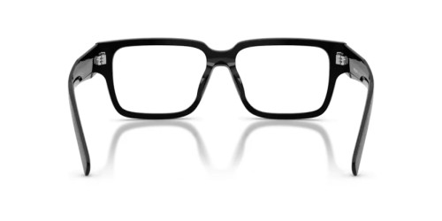 PRADA PR D10VD - 16K1O1 - 55 Optikai keretek Fekete Téglalap