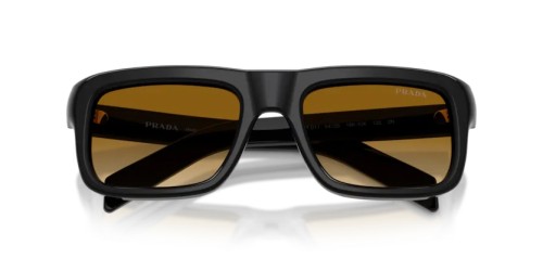 PRADA PR D11S - 16K10X - 54 Napszemüvegek Fekete Téglalap