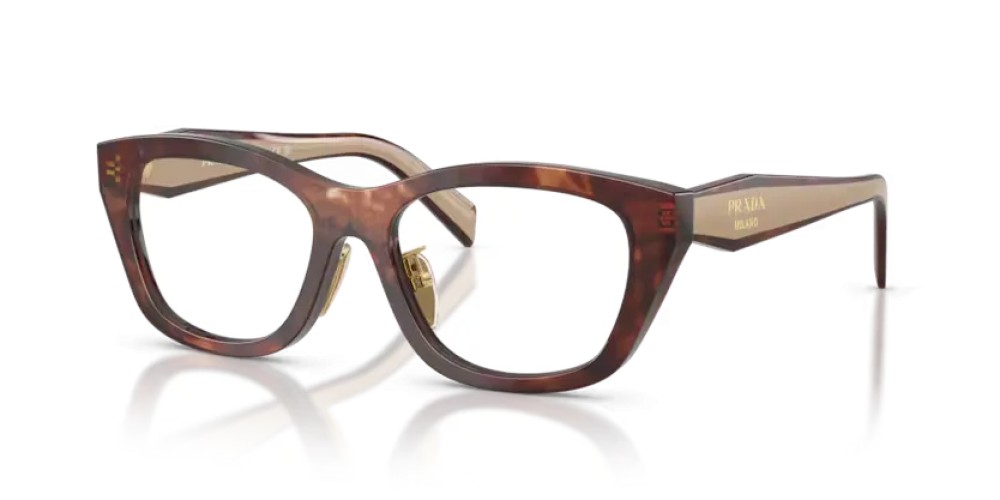 PRADA PR D11VD - 00K1O1 - 53 Optikai keretek Karamella havanna Szabálytalan