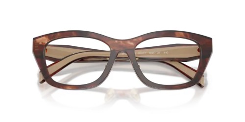 PRADA PR D11VD - 00K1O1 - 53 Optikai keretek Karamella havanna Szabálytalan