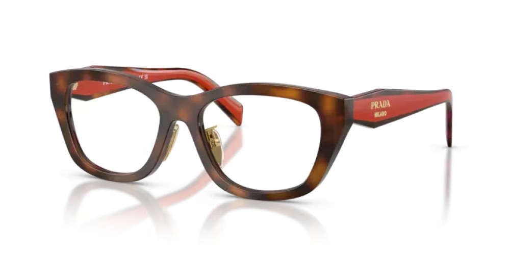 PRADA PR D11VD - 01K1O1 - 53 Optikai keretek Boróka havanna Szabálytalan