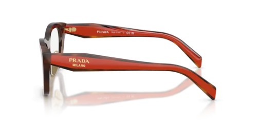 PRADA PR D11VD - 01K1O1 - 53 Optikai keretek Boróka havanna Szabálytalan